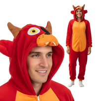 Piżama Onesie Kigurumi Kostium Przebranie Foxy XL: 175 - 185cm nerd hunters