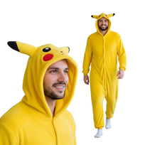 Piżama Onesie Kigurumi Kostium Przebranie Pokemon Pikachu L: 165-175cm nerd hunters