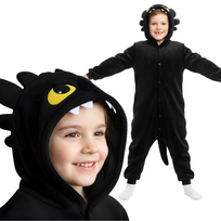 Piżama Onesie Kigurumi Kostium Przebranie Szczerbatek Dzieci 125-135cm nerd hunters