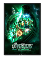 Plakat Avengers Doomsday - Cosmic Battle A3 297x420