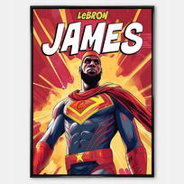 Plakat - LeBron James Super Star - 70 x 100 cm