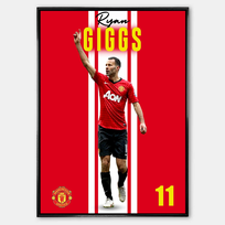 Plakat - Ryan Giggs Manchester United - 70 x 100 cm
