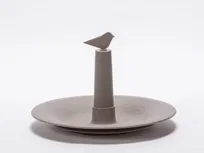 PLASTIA FINCH Karmnik dla ptaków 32 cm, jasnoszary
