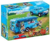Playmobil, Pickup z przyczepą kempingową, 9502