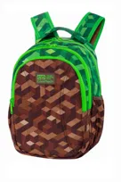 Plecak szkolny dla chłopca CoolPack Joy S City Jungle Minecraft, brązowy