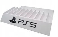 Podstawka stojak na gry - na 10 gier do PS5 PS4 PS3 - Biały