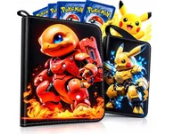 POKEMON ALBUM NA KARTY 400 MIEJSC 4 KIESZENIE 50 PRZEGRÓD PRZENOŚNY KLASER