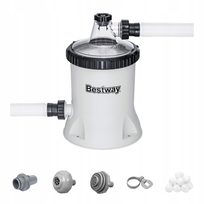 POMPA DO BASENU basenowa FILTRUJĄCA 5678 L/h + kulki wkład POLYSPHERE 240g