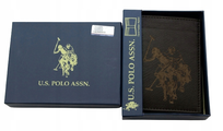 Portfel męski skórzany ORYGINAŁ skóra U.S. Polo Assn. ABPE7027HM Brązowy U.S. Polo Assn.