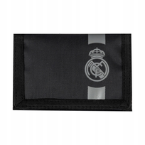 Portfelik dla chłopca REAL MADRID, piłka nożna, czarny