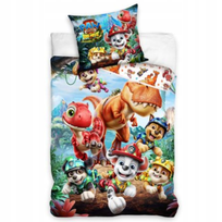 Pościel Paw Patrol Psi Patrol Dino 160x200 70x80 z Bohaterami dla Dziecka