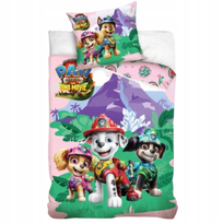 Pościel Paw Patrol Psi Patrol Dino Movie 140x200 70x90 Licencyjna Dziecięca
