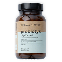 PROBIOTYK DIGEZYME PRIMABIOTIC Jelita Kurkuma Trawienie Wątroba 60 kaps. PRIMABIOTIC