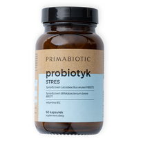 PROBIOTYK STRES PRIMABIOTIC Układ Nerwowy Jelita Trawienie Zmęczenie 60kaps PRIMABIOTIC