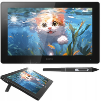 Profesjonalny Tablet graficzny EKRANOWY BOSTO BT-16HD 2024 pióro 16384
