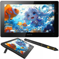 Profesjonalny Tablet graficzny EKRANOWY BOSTO BT-16UHD pióro 16384 15,6 4K