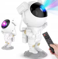 PROJEKTOR GWIAZD ASTRONAUTA Dla Dzieci Lampka Nocna Rzutnik Led Laserowy