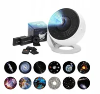 Projektor gwiazd lampka nocna 13x dysk planety USB Planetarium 360 stopni