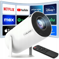 PROJEKTOR RZUTNIK LED MULTIMEDIALNY WIFI ANDROID PRZENOŚNY SMART TV GŁOŚNIK