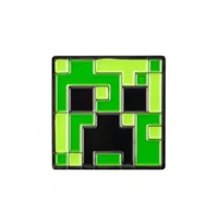Przypinka Minecraft Creeper przypinki do plecaka piórnika na agrafkę