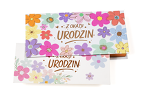 Pudełko ozdobne na prezent urodzinowy banknoty, vouchery PDBOX22