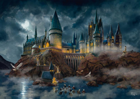 Puzzle 1000 elementów Harry Potter zamek Hogwart Thomas Kinkade