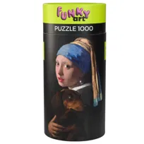 Puzzle, Matchy Matchy, Dziewczyna z Perłą, Funky Art, 1000 elementów