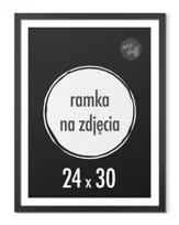 Ramka na zdjęcia 24x30 cm Foto Ramki 30x24 czarna