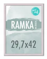 RAMKA NA ZDJĘCIA A3 29,7x42 RAMKI NA ZDJĘCIA ZDJĘCIE 42x29,7 PUDROWY FIOLET
