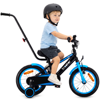 Rower dla chłopca 14 cali Tracker bike neon niebieski