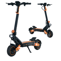 Ruitoo T2 Master Hulajnoga Elektryczna Dual Motor 2400W 65km/h 52V 20.8Ah Zasięg 65km Amortyzacja Hydrauliczna 10