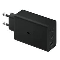 SAMSUNG Ładowarka sieciowa 65W EP-T6530 (2x USB C, 1x USB A, bez kabla) Black