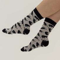Scarry skarpety Szare Koty 36-40 Scarry