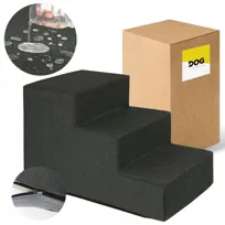 Schodki Schody Podest Dla Psa Lub Kota 3 Stopnie 30 Cm - Szary
