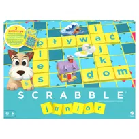 Scrabble Junior, Rodzinna, edukacyjna planszowa gra słowna, dla dzieci 6+ Y9735