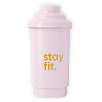 SHAKER STAY FIT PRIMABIOTIC 550 ml bidon różowy idealny na siłownie