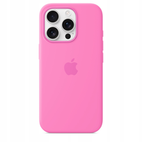 Silikonowe Etui MagSafe do iPhone 16 Pro Różowy CASE Peony Pudrowy Róż