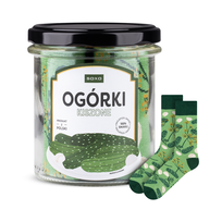 Skarpetki Ogórki Kiszone w Słoiku - 35-40 SOXO