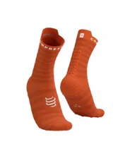 Skarpety COMPRESSPORT Pro Racing Ultralight Run High Fire/White r.35-38