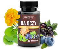 Skoczylas - NA OCZY aksamitka, luteina, zeaksantyna - 60 kaps. Skoczylas