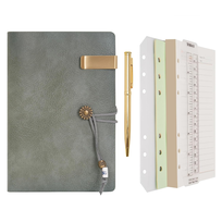 Skórzany notes A6 Wonderpool z wymiennym wkładem, vintage organizer