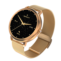 Smartwatch Damski Garett Naomi 2 Złoty Mesh AMOLED Rozmowy Bluetooth Garett