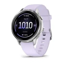 Smartwatch GARMIN Venu 4 41 mm szary srebrny z paskiem periwinkle