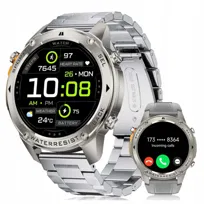 SMARTWATCH MĘSKI WODOODPORNY 5ATM AMOLED GPS rozmowy MENU POLSKIE ZEGAREK