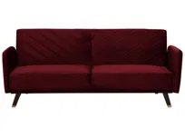 Sofa trzyosobowa BELIANI Senja, bordowa