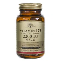 Solgar, Witamina D3 2200 IU, Suplement diety, 100 kaps.