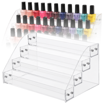 STOJAK EKSPOZYTOR ORGANIZER NA LAKIERY POJEMNIK DO PRZECHOWYWANIA 4 PÓŁKI Korbi
