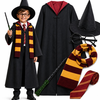 STRÓJ CZARODZIEJ HARRY 116/122 Cosplay Halloween Przebranie Kostium