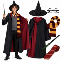 STRÓJ CZARODZIEJ HARRY 146/152 Cosplay Halloween Przebranie Kostium Na Bal