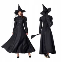 Strój Czarownicy Dla Kobiet Magiczne Przebranie Karnawał Halloween L
